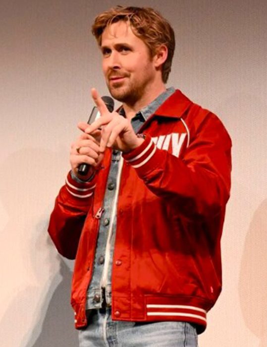 2024 Ryan Gosling Fall Guy Red Jacket