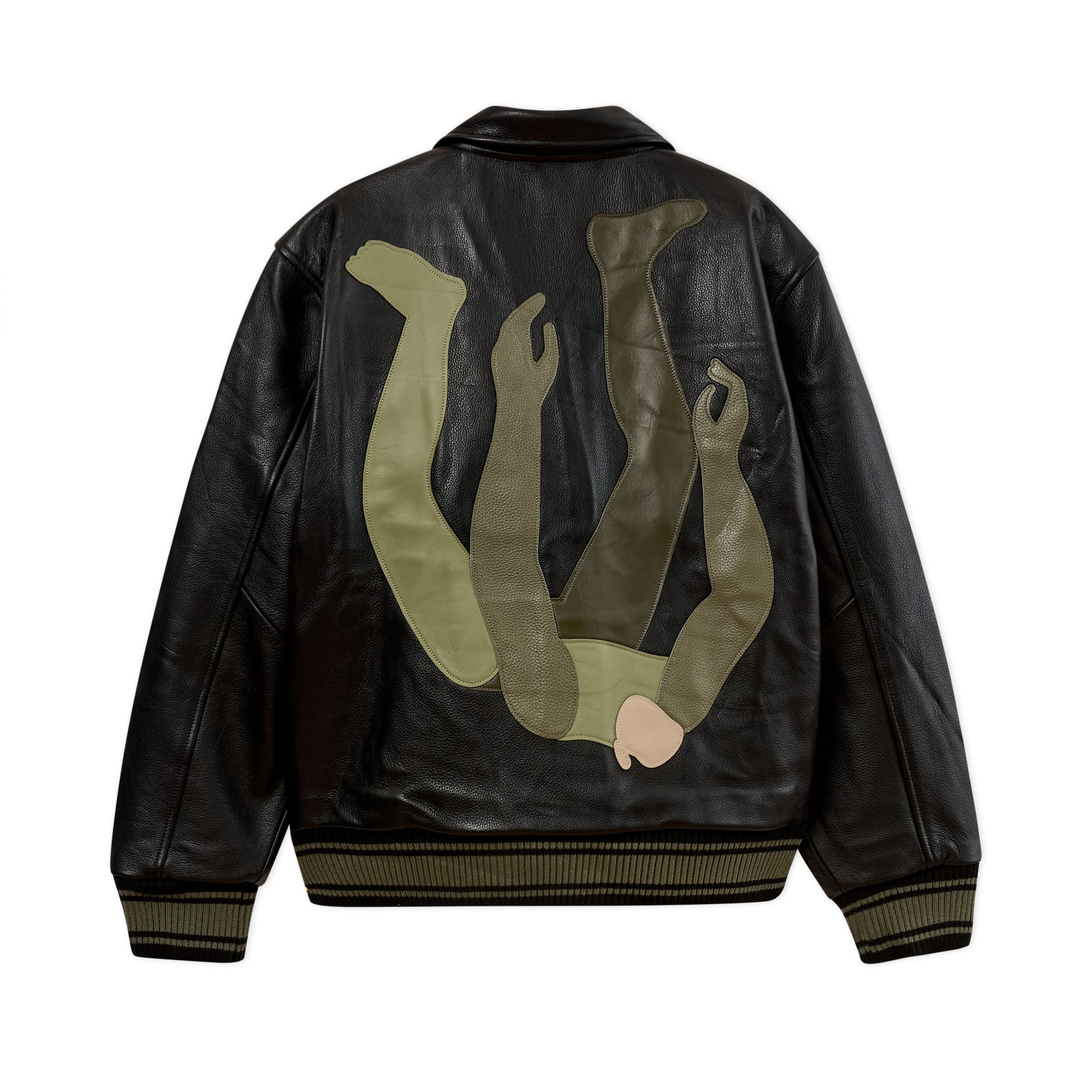 FallingGuySoftLeatherVarsityJackets