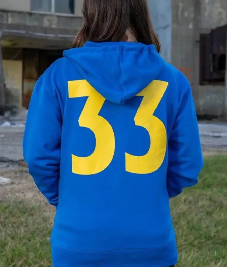 Fallout Vault 33 Blue Hoodie