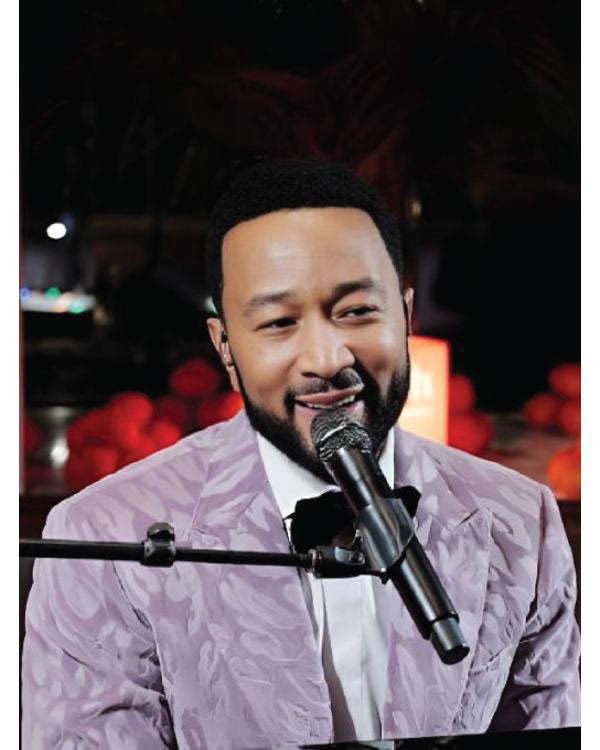 Fetch Pet Gala 2025 John Legend Purple Blazer