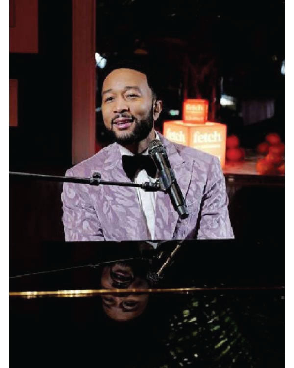 Fetch Pet Gala 2025 John Legend Purple Blazer