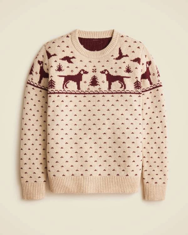 Finding Mr Christmas Dog Printed Sweater
