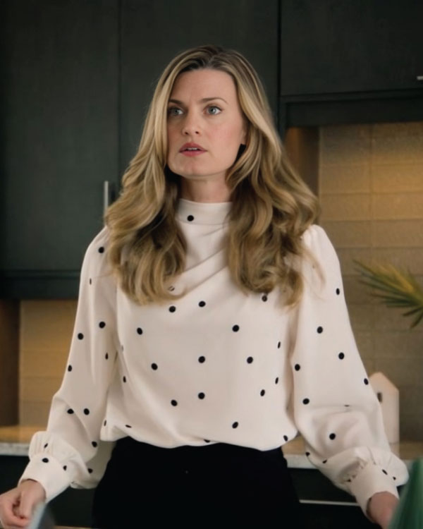 Following Yonder Star Brooke D’Orsay Polka Dots Shirt