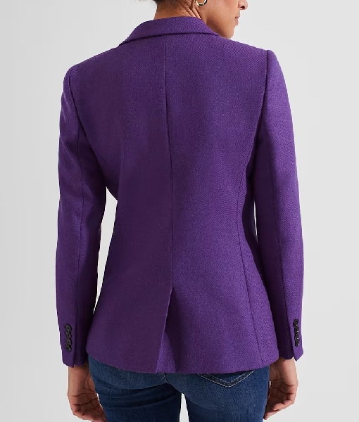 Fox and Friends 2025 Janice Dean Purple Blazer