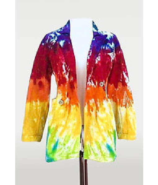 The Nanny S04 Fran Drescher Tie Dye Blazer