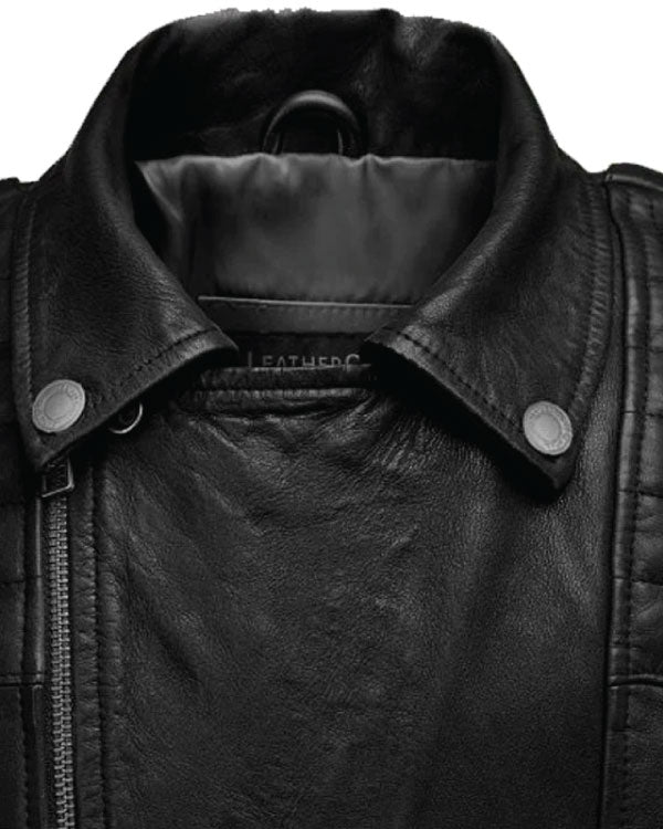 Trending Ironwood Black Biker Leather Jacket