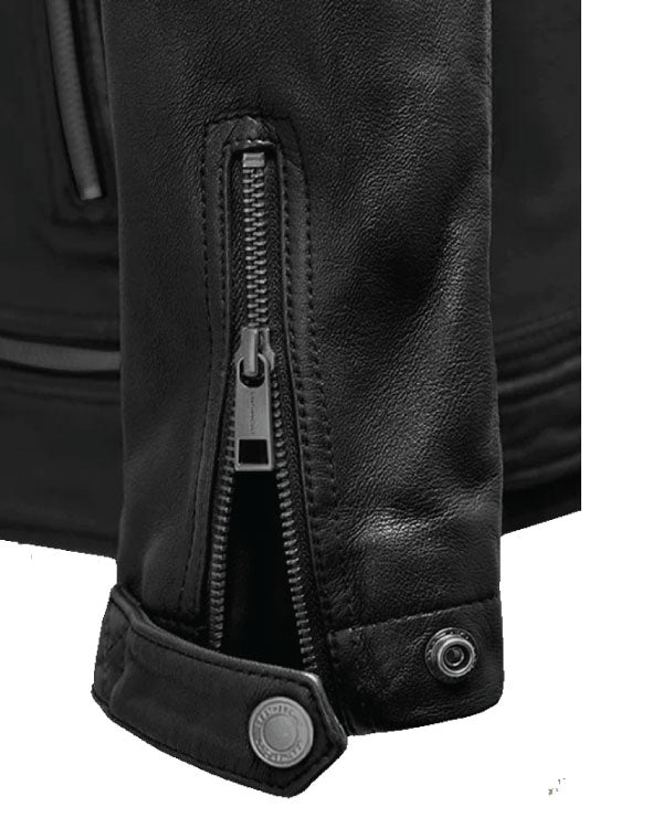 Trending Ironwood Black Biker Leather Jacket