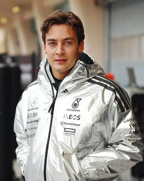 George Russell Silver Jacket
