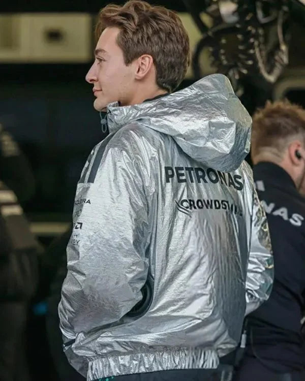 George Russell Silver Jacket
