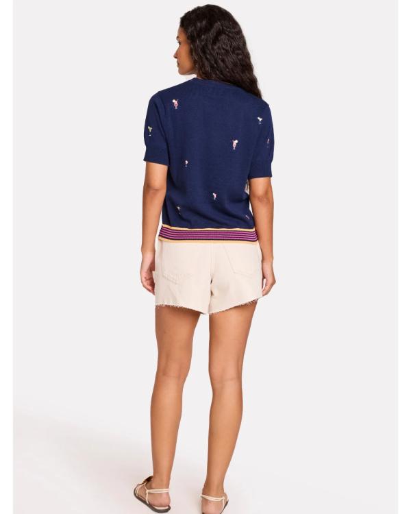 Ghosts US S05 Rose McIver Cocktail Embroidered T-Shirt