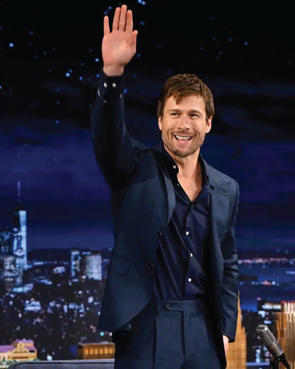 Glen Powell The Tonight Show Starring Jimmy Fallon S13 Blazer