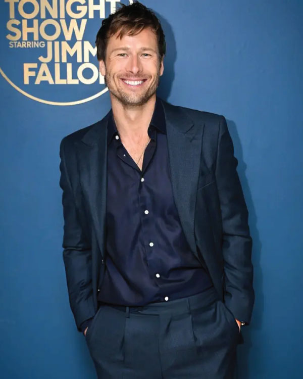 Glen Powell The Tonight Show Starring Jimmy Fallon S13 Blazer