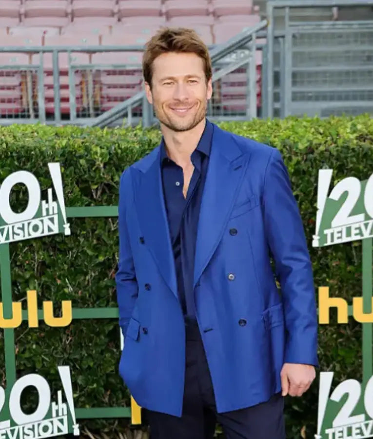 Glen Powell Red Carpet Premiere Of Hulu’s Chad Powers Blazer