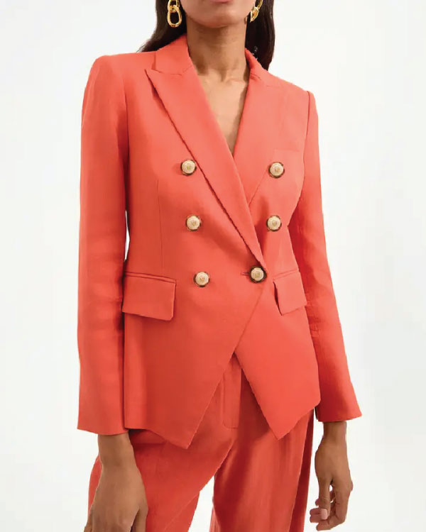 Good Morning America 2025 Mary Bruce Double Breasted Blazer