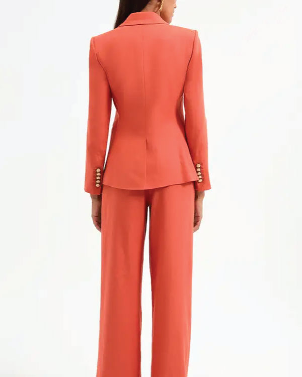 Good Morning America 2025 Mary Bruce Double Breasted Blazer