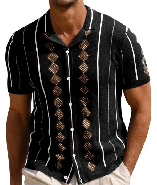 Got To Get Out 2025 Promo Nick Metzler Black Stripe Shirt
