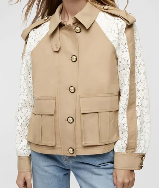 The Sex Lives of College Girls S3 Kacey Mixed Coat