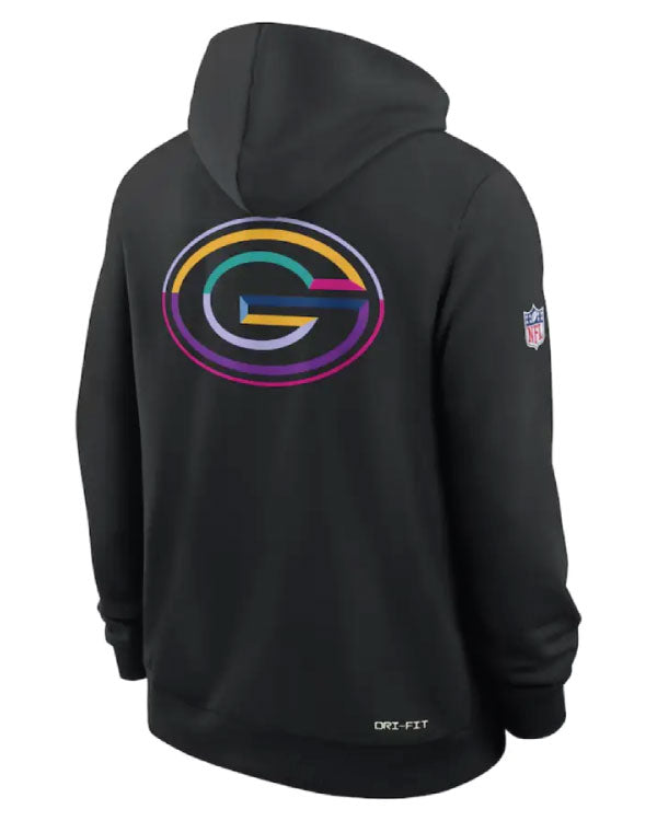 Green Bay Packers Black 2025 Crucial Catch Hoodie