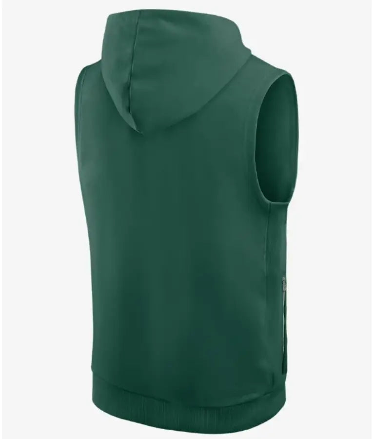 Green Bay Packers Sideline Sleeveless Hoodie