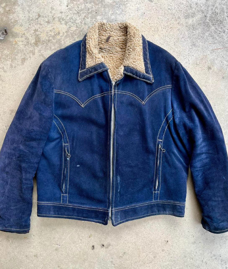 Guts And Glory S01 Denim Sherpa Collar Jacket