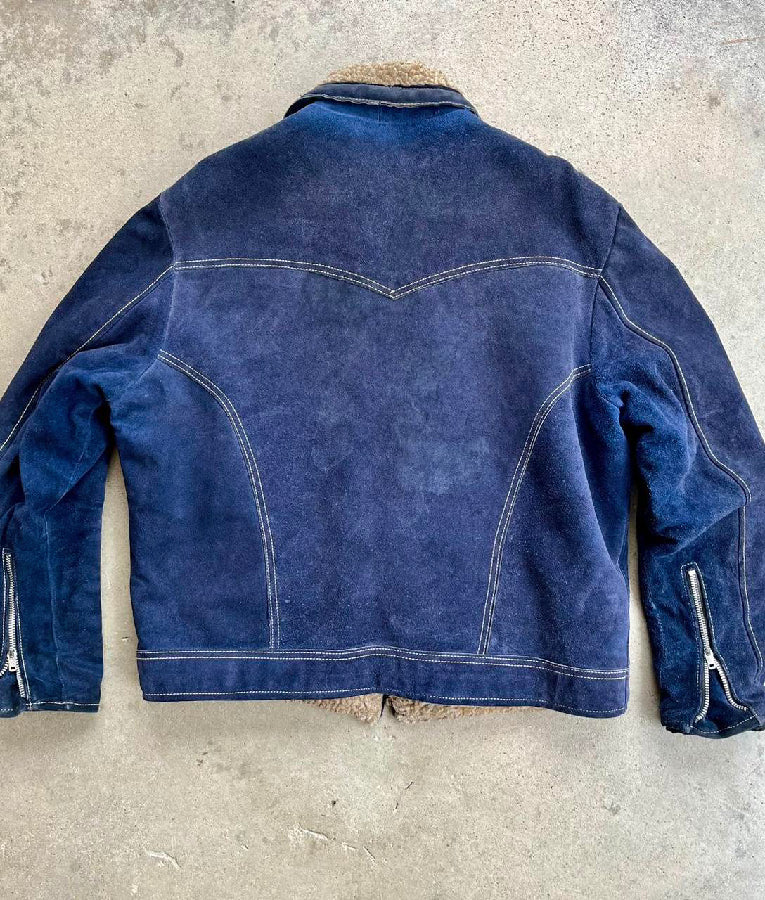 Guts And Glory S01 Denim Sherpa Collar Jacket