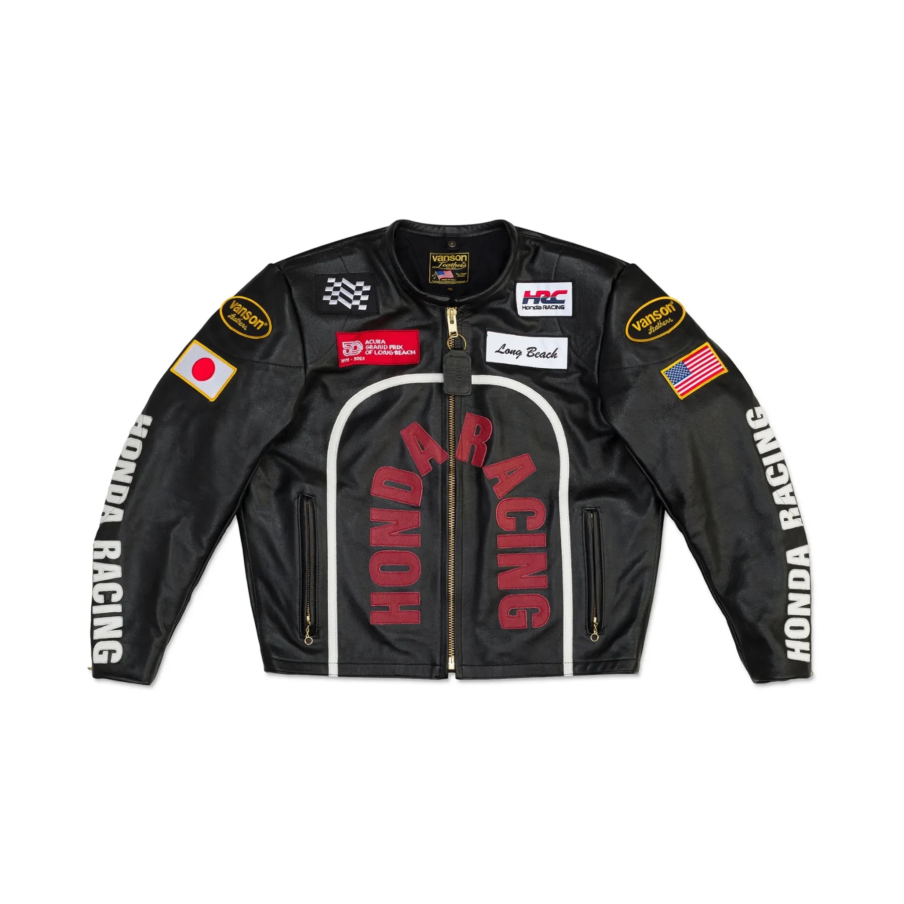 HRCxVansonCapsuleBlackLeatherJacket