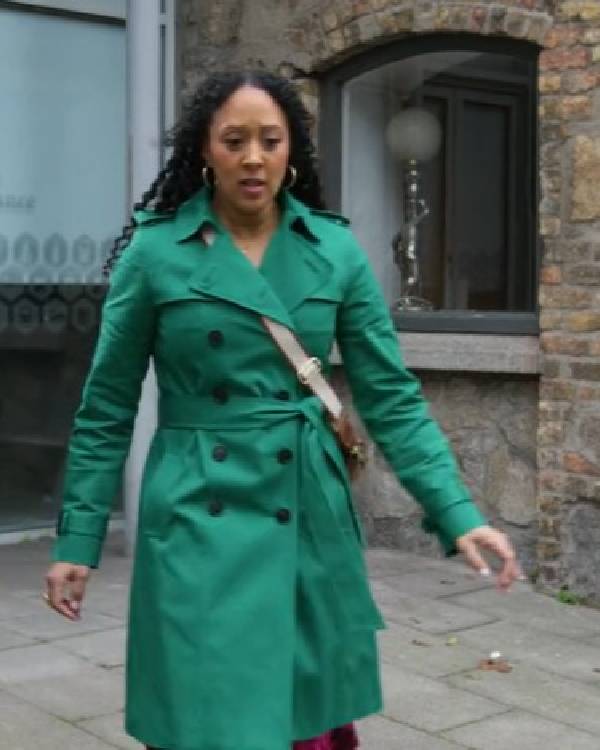 Haunted Harmony Mysteries: Buried at C Tamera Mowry Green Coat