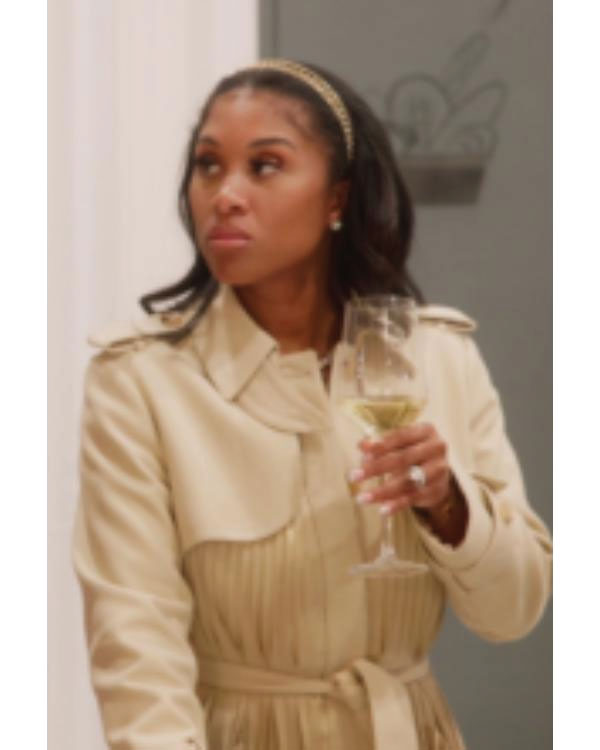 Heart And Hustle Houston S01 Beige Pleated Trench Coat