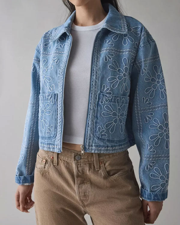 Heartland S19 Katie Fleming Morris Floral Denim Jacket