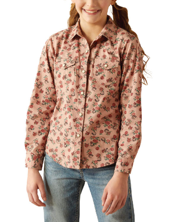 Heartland S19 Lyndy Borden Floral Horseshoe Shirt