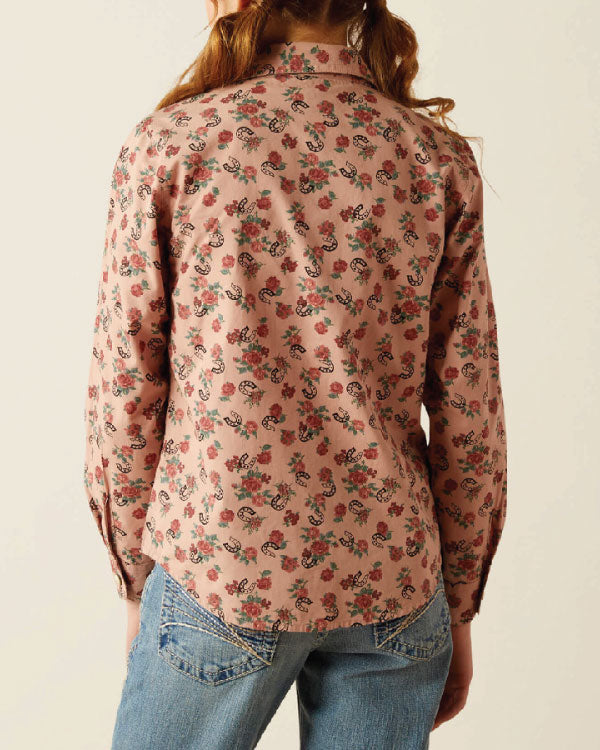 Heartland S19 Lyndy Borden Floral Horseshoe Shirt