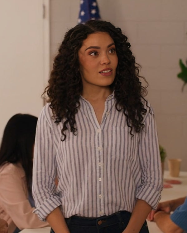 Hearts Around the Table: Kiki’s Fourth Ingredient Kathryn Davis Striped Shirt