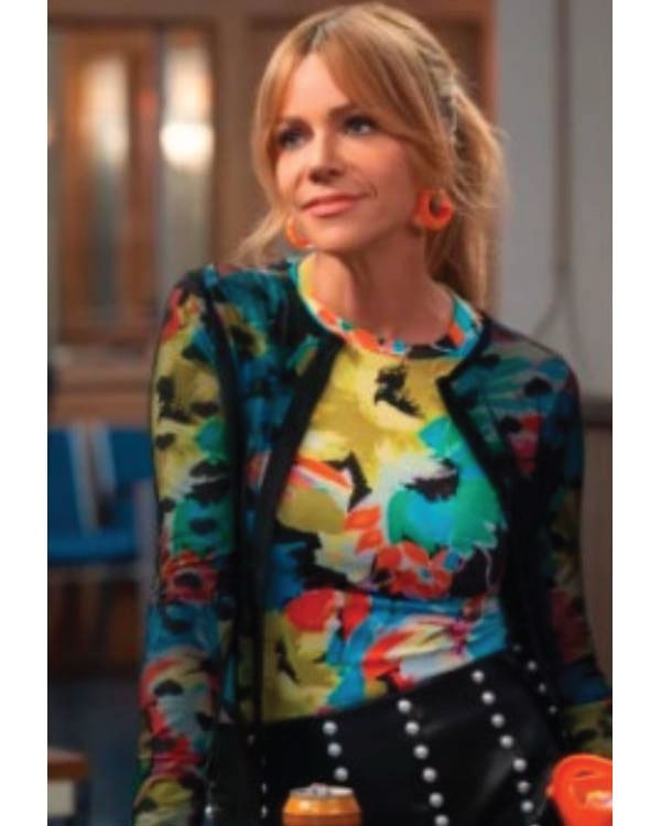 High Potential S02 Kaitlin Olson Multicolor Floral Top