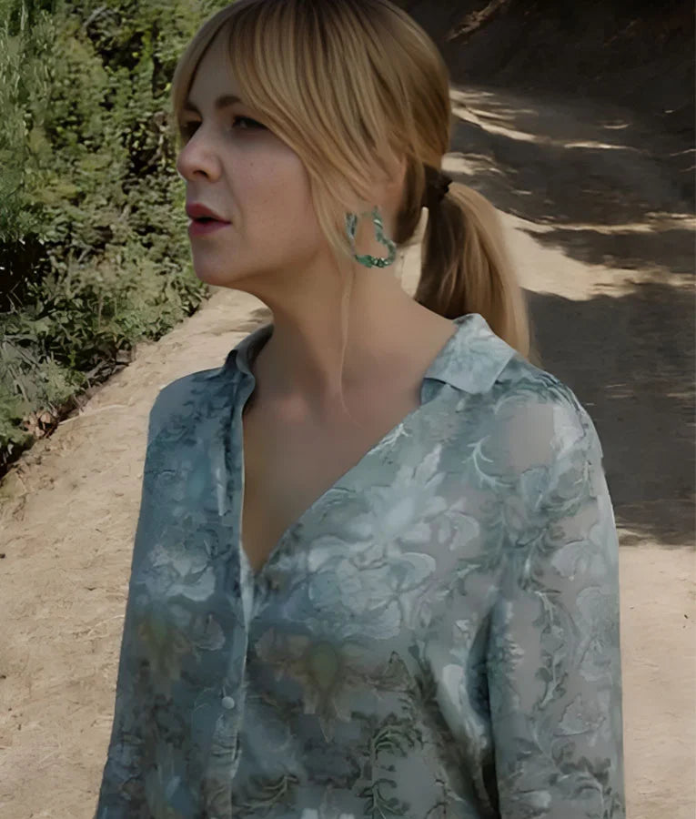 High Potential Kaitlin Olson Floral Shirt
