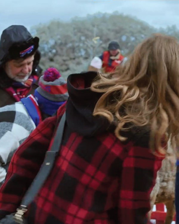 Holiday Touchdown A Bills Love Story Holland Roden Plaid Coat
