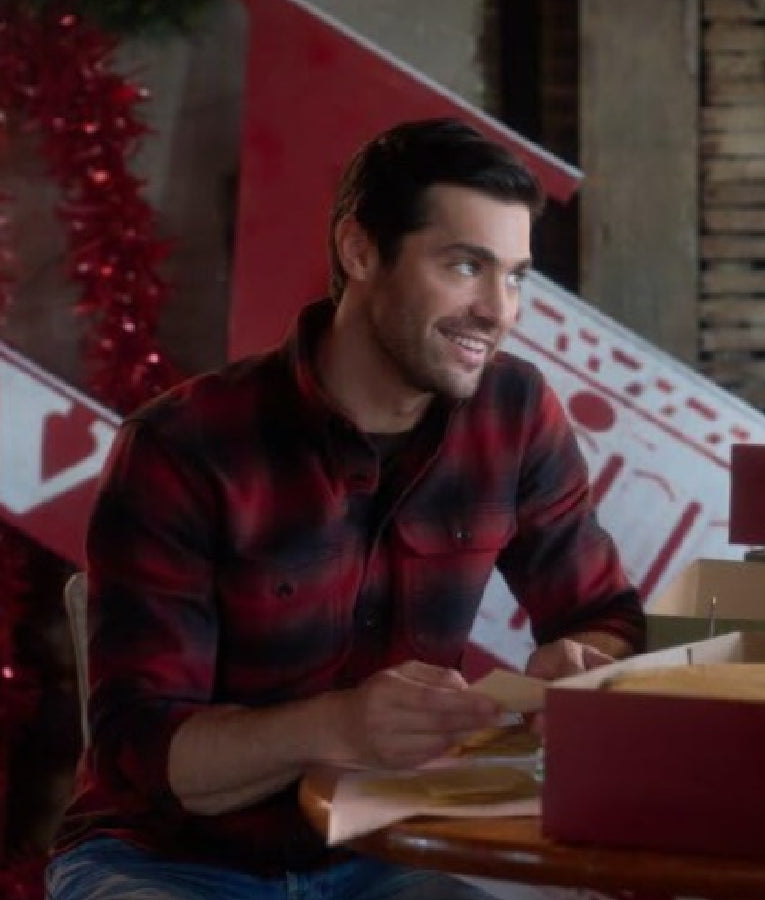 Holiday Touchdown: A Bills Love Story 2025 Matthew Daddario Plaid Shirt