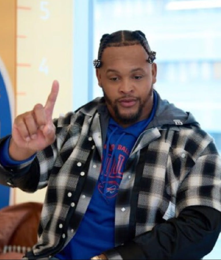 Holiday Touchdown: A Bills Love Story 2025 Plaid Shirt