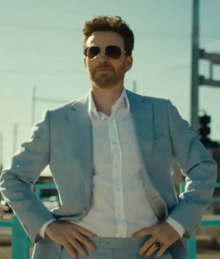 Honey Don’t! Chris Evans Blue Suit