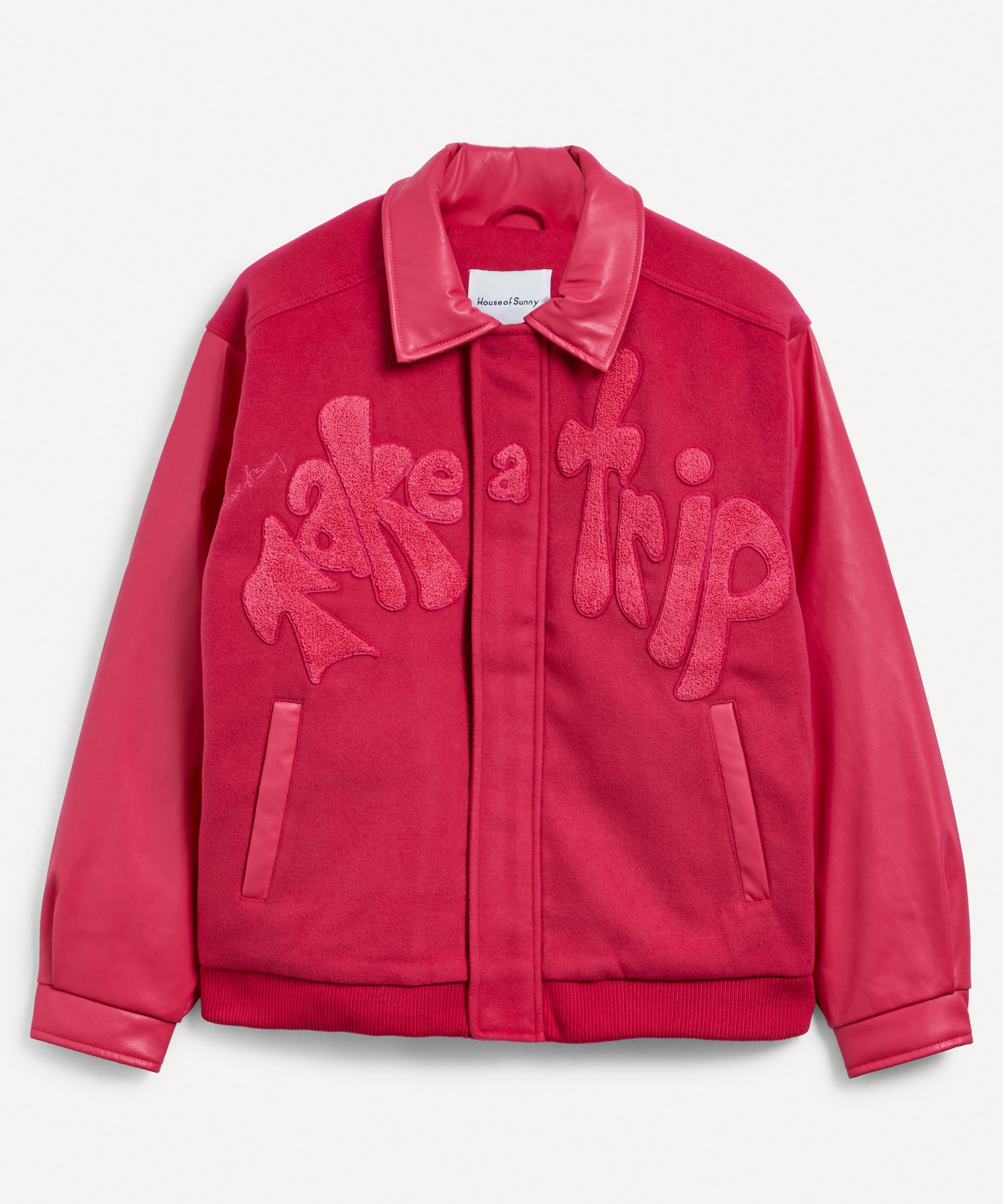 HouseOfSunnyTakeATripPinkBomberJacket