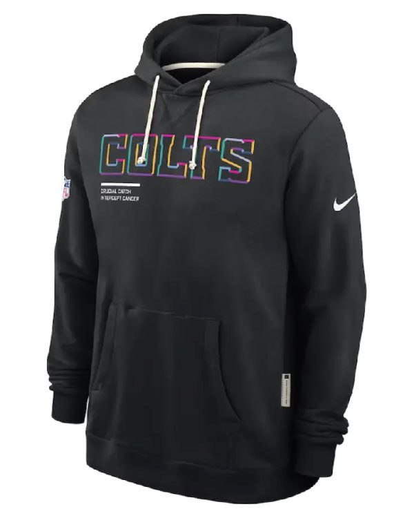 Indianapolis Colts Black 2025 Crucial Catch Hoodie