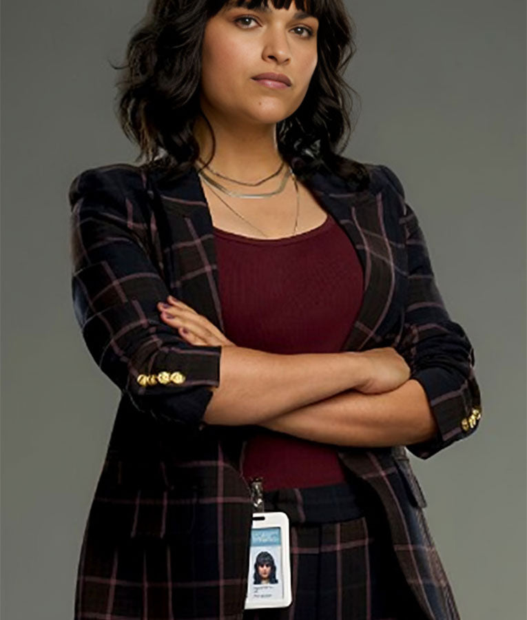 Watson 2025 Eve Harlow Black Checked Blazer