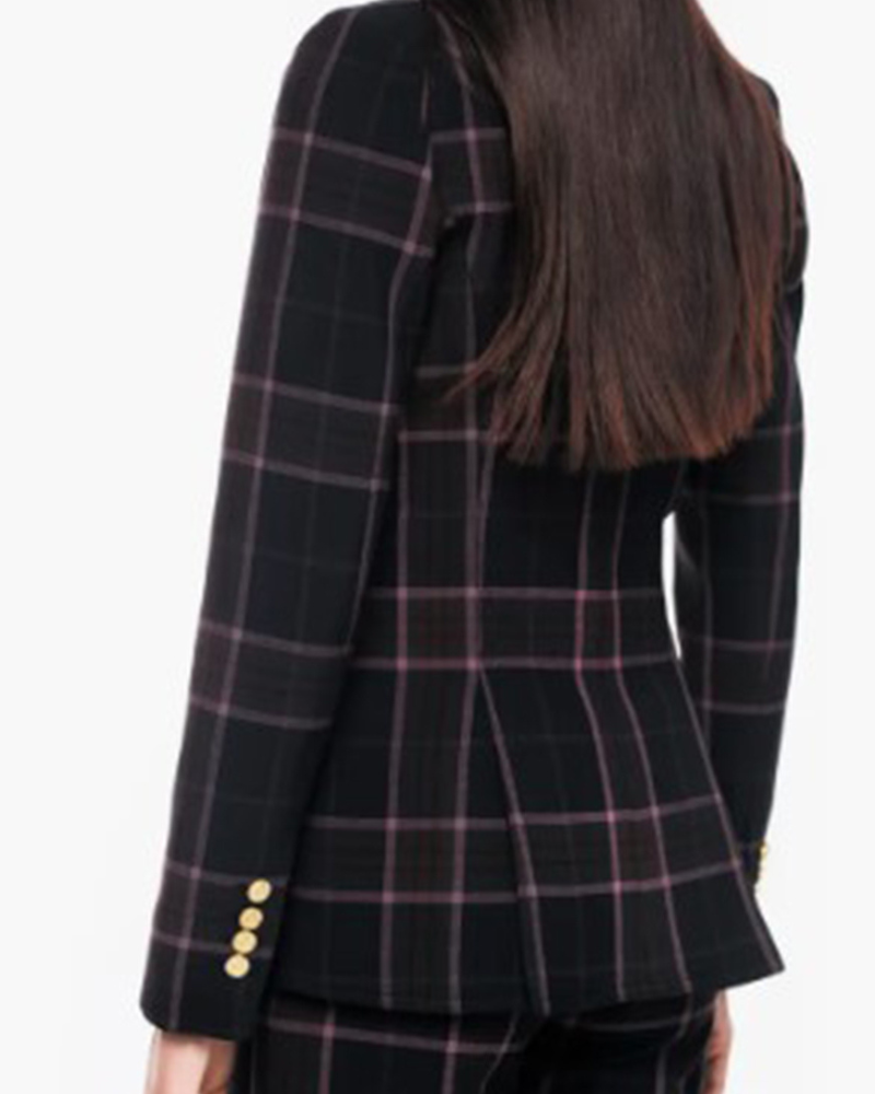 Watson 2025 Eve Harlow Plaid Blazer