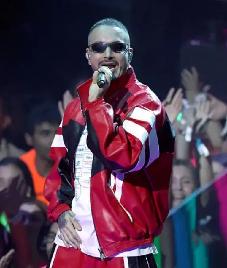 J Balvin 2025 MTV Video Music Awards Leather Jacket