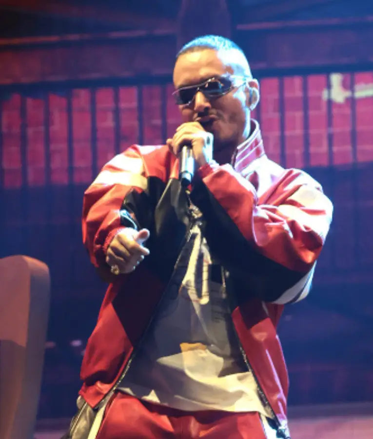 J Balvin 2025 MTV Video Music Awards Leather Jacket