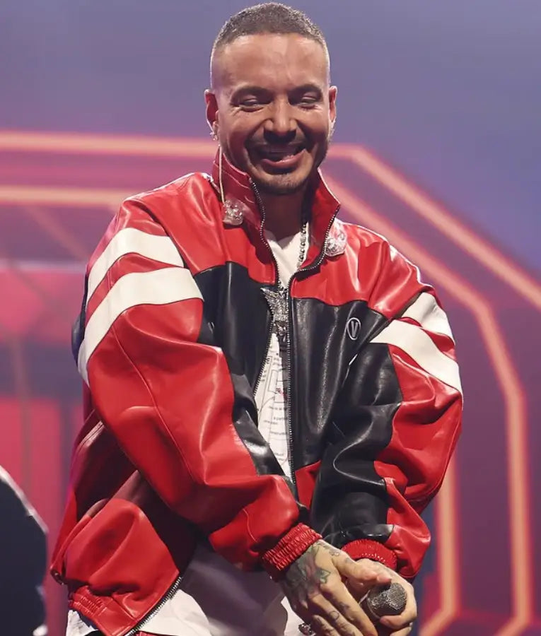 J Balvin 2025 MTV Video Music Awards Leather Jacket