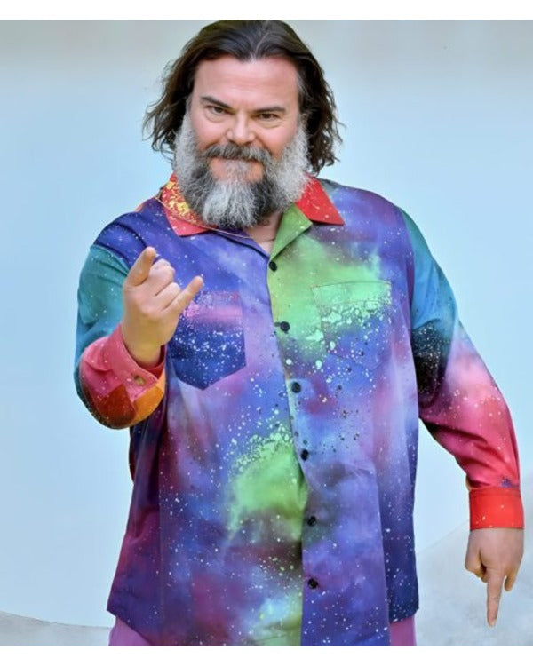 Jack Black Borderlands Fan Event Colorful Shirt