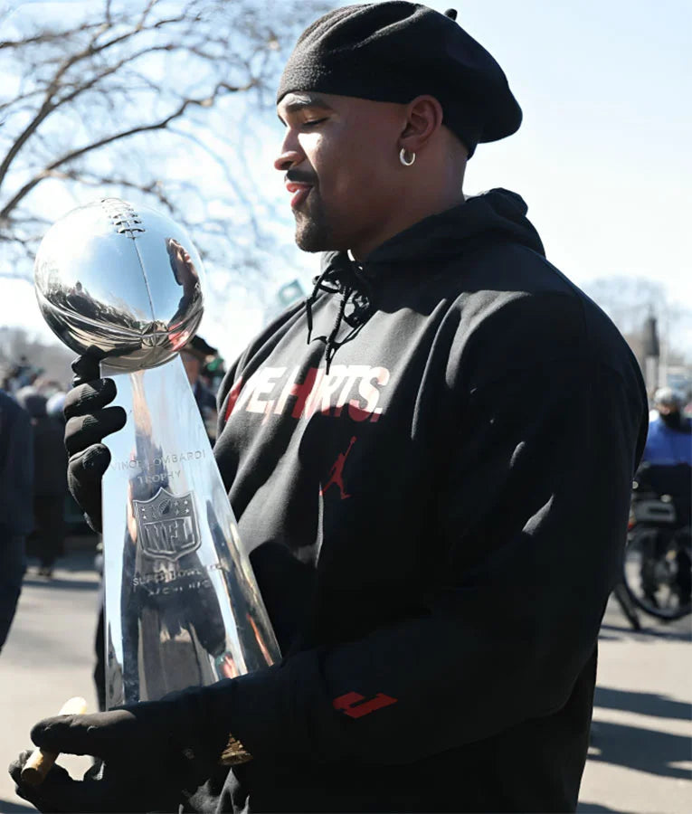 Jalen Hurts Eagles Super Bowl Championship Parade Hoodie