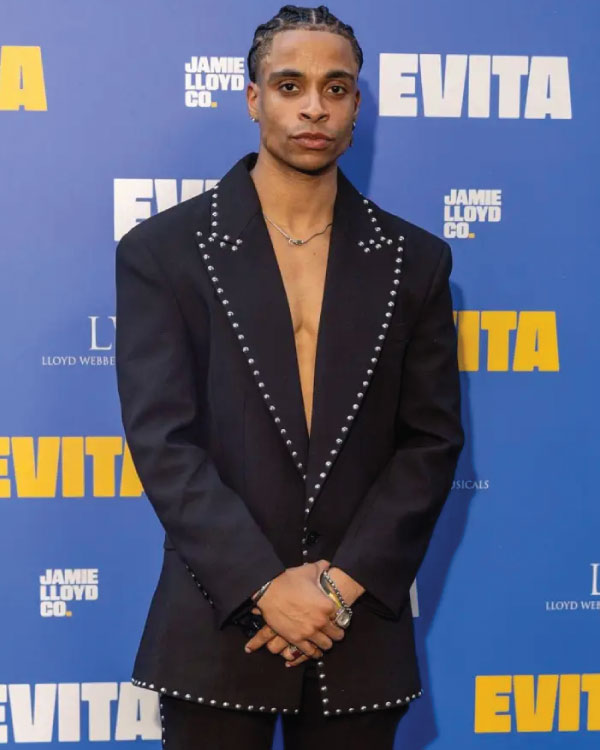 Jamaal Fields-Green West End Opening Night Evita Black Blazer