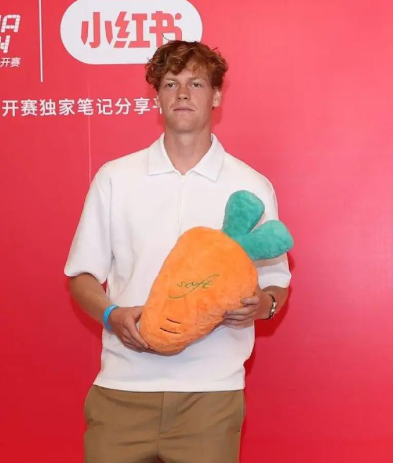 Jannik Sinner 2025 China Open White Polo Shirt