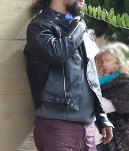 Jason Momoa On The Roam Leather Jacket